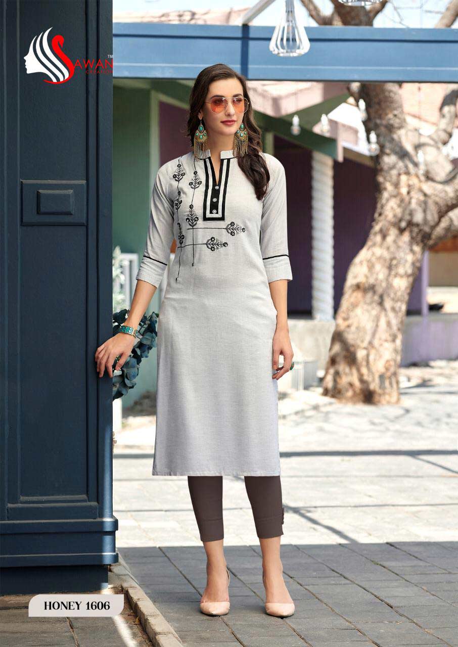 Honey Vol-16 Rayon Stripe Kurti Set Honey Vol-16 Rayon Stripe Kurti Set
